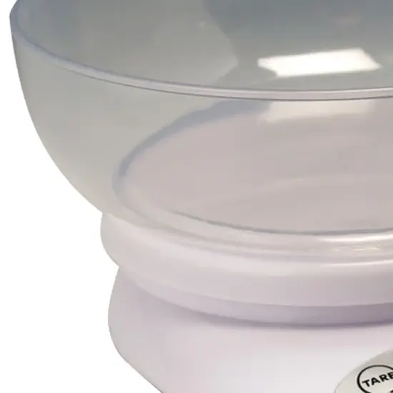 Taylor&reg; Precision Products 4.4lb-Capacity Digital Kitchen Scale with Bowl in White image {2}