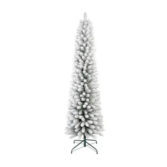 4.5/6/7.5/9/12FT Pre-Lit Artificial Christmas Tree with LEDs, PVC Branch Tips & Metal Stand - Easy Assembly Xmas Tree for Home Office Decor image {12}