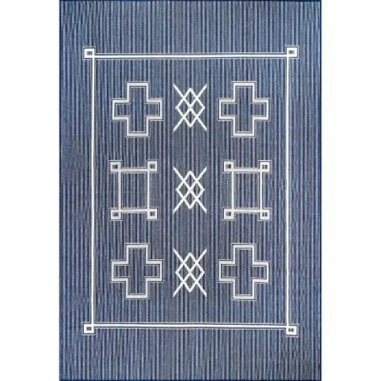 nuLOOM Hillary Geometric Global Indoor/Outdoor Patio Area Rug image {12}