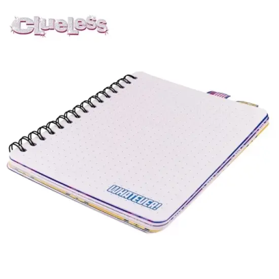 Inkology, LLC Clueless 4-Tab Spiral Notebook With 160 Dotted Sheets | 6 x 9 Inches image {5}