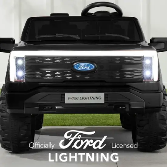 Best Choice Products Kids 24V Ride On Truck Officially Licensed Ford Lightning w/ Remote, LED Lights, 2 Speeds image {1}
