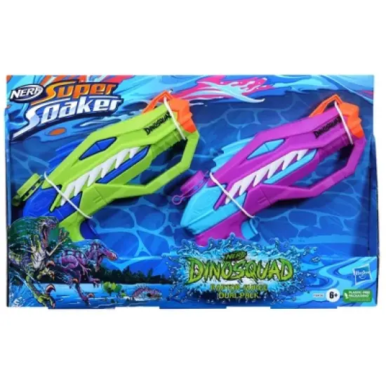 NERF DinoSquad Super Soaker Raptor-Surge Dual Pack image {1}