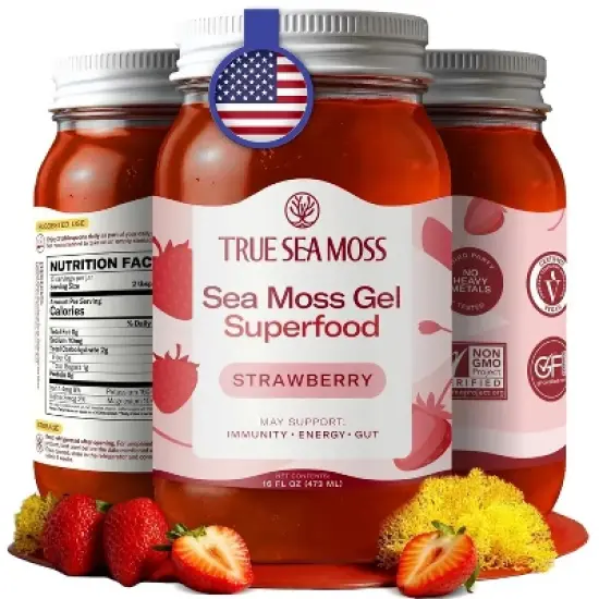 STRAWBERRY SEA MOSS GEL image {9}