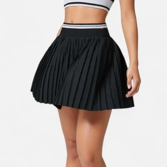 Anna-Kaci Active Women's Pleated Tennis Skirt with Built-In Shorts and Side Pocket for Sporty Style and Functional Movement image {8}
