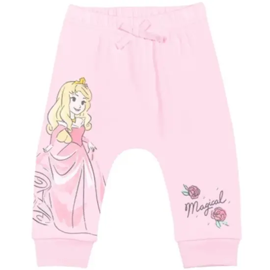 Disney Princess Cinderella Ariel Belle Aurora 4 Pack Pants image {4}
