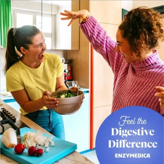 Enzymedica Digest Gold Enzymes and Probiotics Advanced Digestion Extra Strength Digestive and Gut Support Supplement Capsules - 45ct image {9}