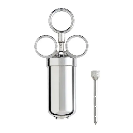 HIC 2 Ounce Meat Marinade Injector Needle, Stainless Steel image {1}