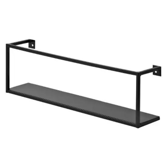 Floating Wall Shelf - Black image {2}