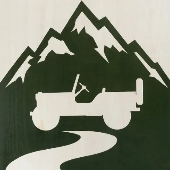 Jeep Mountain Cornhole Toss Game with 8 Bean Bags image {2}