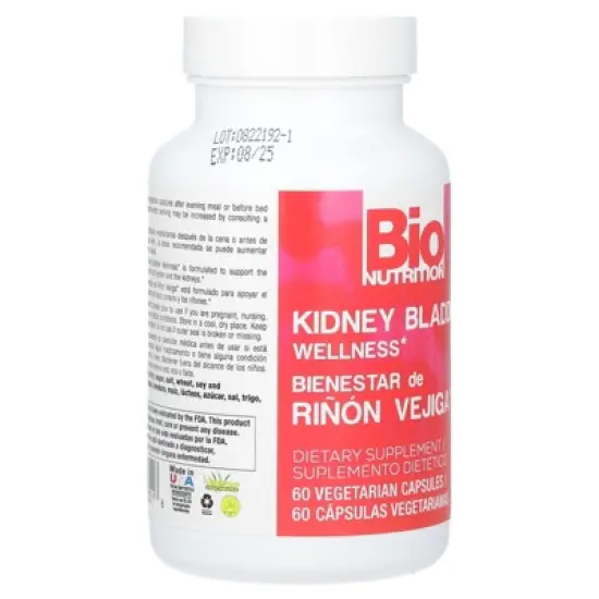 Bio Nutrition Kidney Bladder Wellness, 60 Vegetarian Capsules image {3}