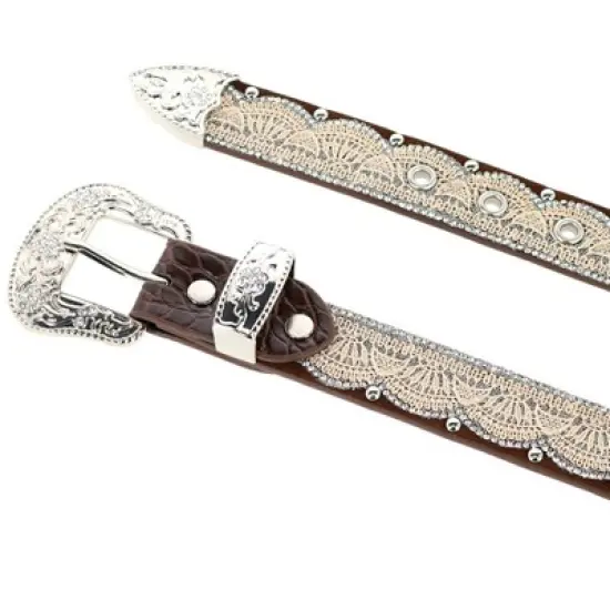 3 D Belt Company Girl's Lace Look Belt image {1}