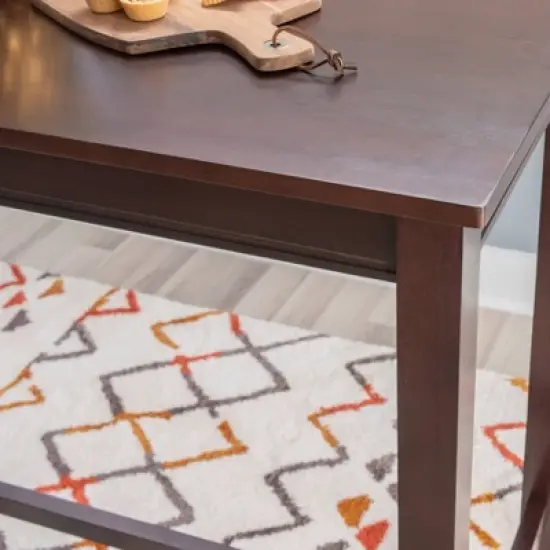 3pc Claridge Bar Height Dining Set - Linon image {12}