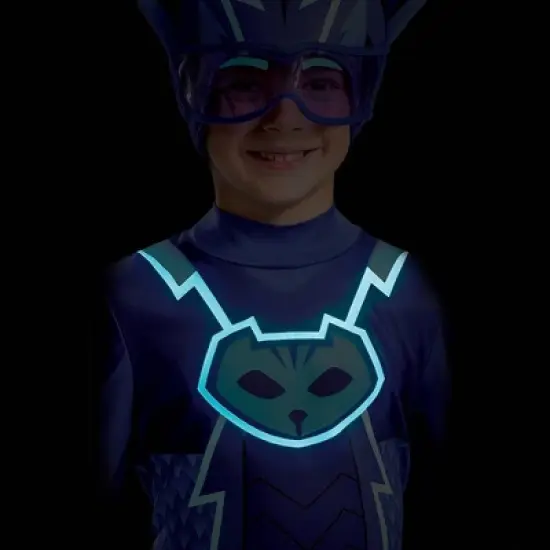 Toddler PJ Masks Catboy Classic Halloween Costume Jumpsuit with Headpiece 4-6 image {5}