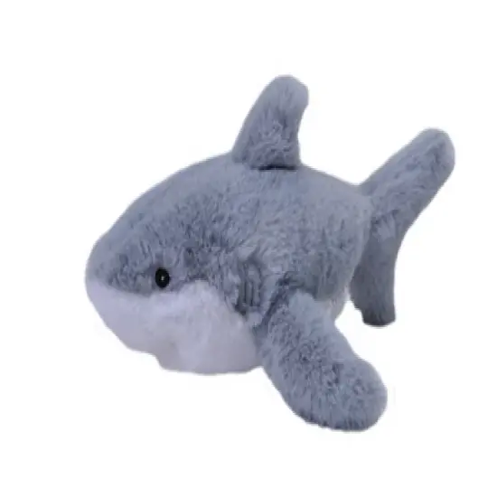 Wild Republic Ecokins Mini Great White Shark Stuffed Animal, 8 Inches image {1}