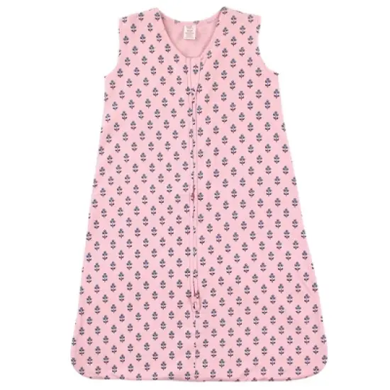 Touched by Nature Baby Girl Organic Cotton Sleeveless Wearable Sleeping Bag, Sack, Blanket, Tiny Flower image {2}