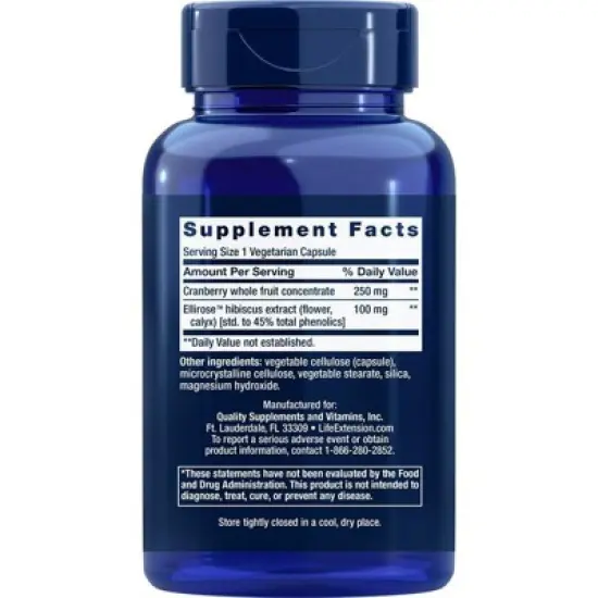 Optimized CranMax with UTI Rose by Life Extension  -  60 VegCap image {1}