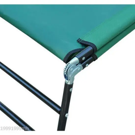 Outsunny Portable Outdoor Sun Lounger, Lightweight Folding Chaise Lounge Chair w/ 5-Position Adjustable Backrest for Beach, Poolside and Patio image {6}