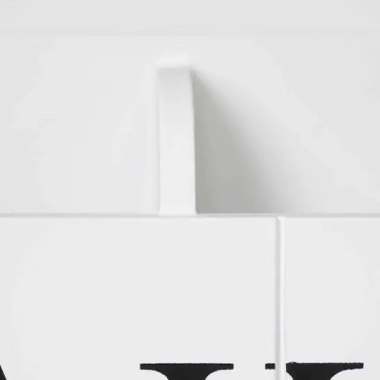 Blu Monaco 3 Tier Wooden Mail Organizer with Mail Printed on Front image {9}