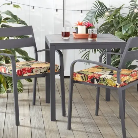 Kensington Garden 2pc 18" Square Outdoor Chair Pad image {1}