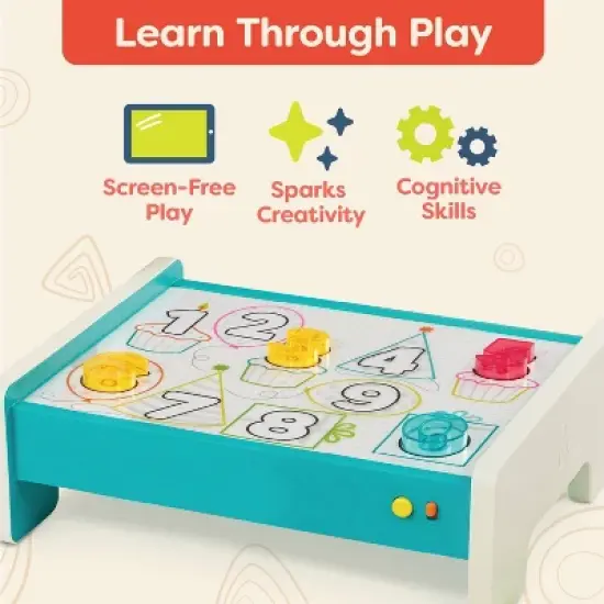 B. toys Look & Shine - Educational Light Box Playset: Shapes, Creative Thinking, Sensory Development, Fine Motor Skills image {5}