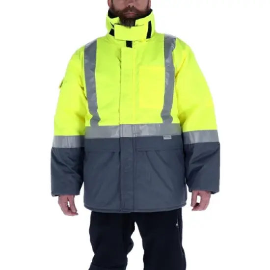 RefrigiWear High Visibility Freezer Edge Insulated Jacket with Reflective Tape image {6}