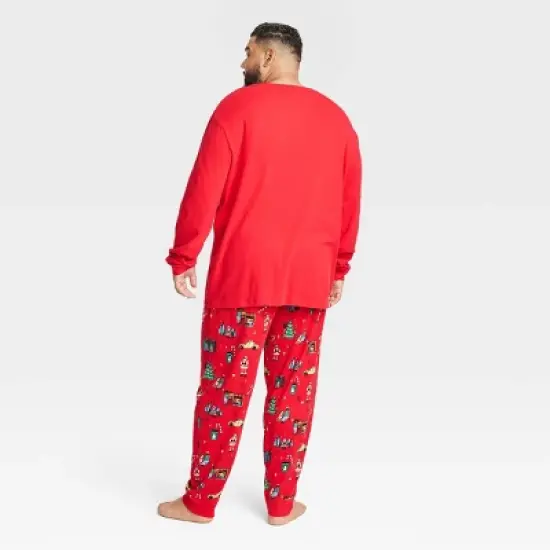 Men's Holiday City Matching Family Pajama Set - Wondershop&trade; with Frances Marina Smith Red image {1}