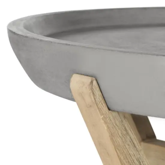 Wynn Coffee Table - Indoor/Outdoor - VNN1013 - Dark Grey - Safavieh image {2}