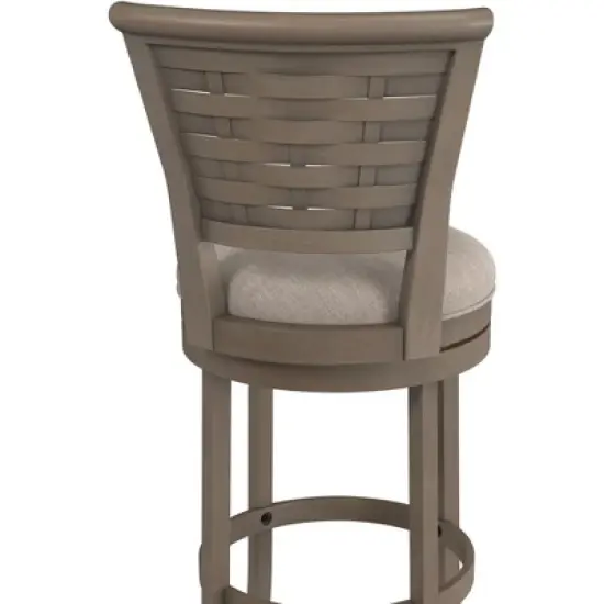 Thredson Swivel Height Barstool Light Antiqued Gray Wash - Hillsdale Furniture image {9}