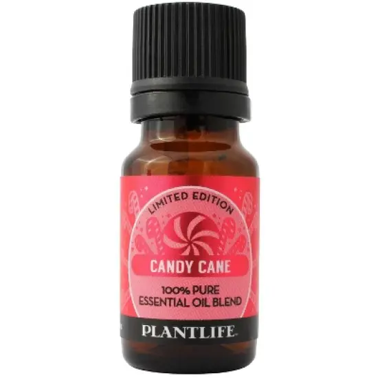 Plantlife Candy Cane Aromatherapy Essential Oil Blend &ndash; 100% Pure, Therapeutic Grade, No Additives or Fillers, Made in California, 10 ml image {1}