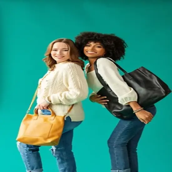 ETHIC GOODS Women's Leather Carry All Tote image {3}