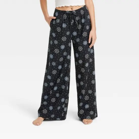 Women's Woven Wide Leg Pajama Pants - Colsie&trade; image {1}