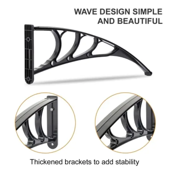 Karl Home | Winado Doors and Windows Awning Block the Rain Snow image {2}