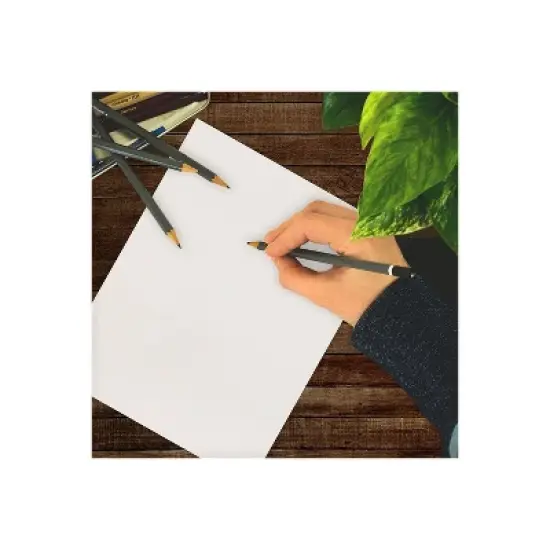 JAM Paper 8.5" x 11" Recycled Parchment Paper 24 lbs. 100 Brightness 50 Sheets/Pack (27010A) image {3}