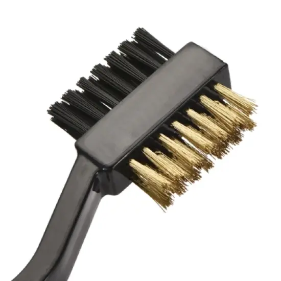 Unique Bargains Double-Sided Dust Cleaning Groove Cleaner Golf Club Brush image {3}