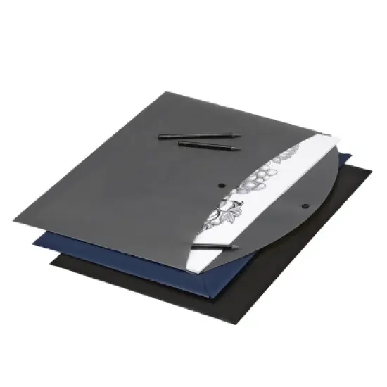 Smead Project Envelope, Snap Closure, Top Load, Tabloid Size 12" x 18", Assorted Colors, 6 per Pack (89691) image {8}