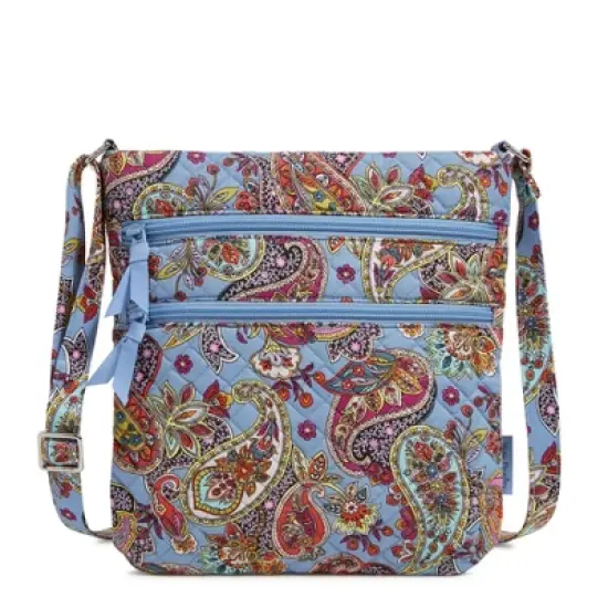 Vera Bradley Women's  Cotton Triple Zip Hipster Crossbody Bag image {21}
