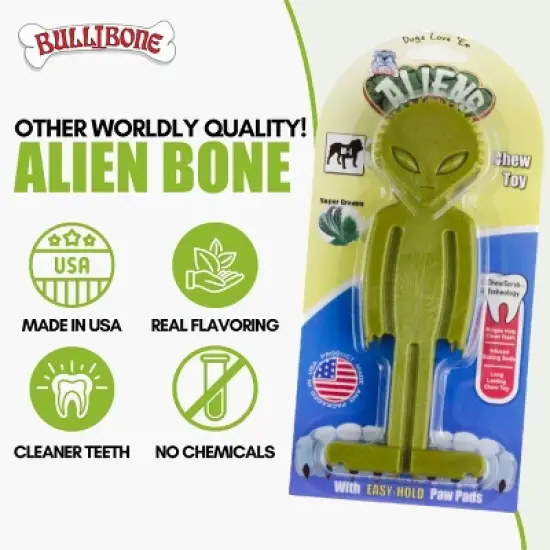 Bullibone Alien Chey Toy for Small Dogs image {3}