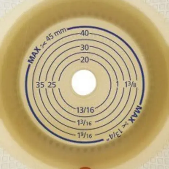 SenSura Click Ostomy Barrier, Flexible Trim To Fit, Standard Wear, Up to 1-3/8 in. Opening, 5 Count image {2}