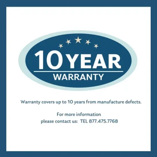 Ego Platinum 14" Medium Copper Infused Gel Memory Foam Mattress image {7}