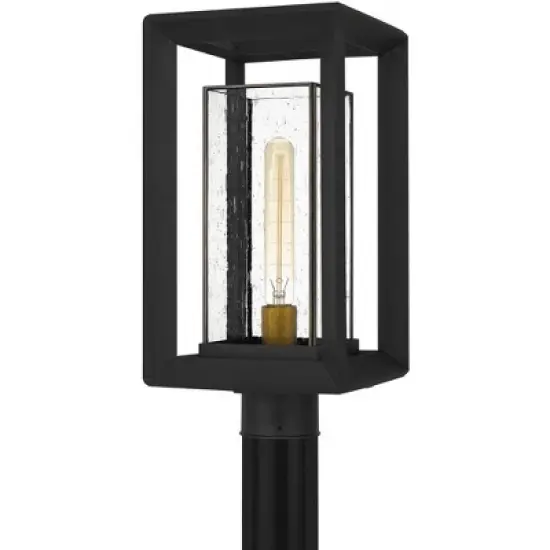 Quoizel Lighting Infinger 1 - Light Post Light in  Earth Black image {4}