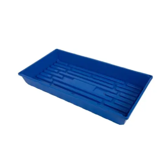 SUNPACK 10&rdquo; x 20&rdquo; Mega Plastic Seed Starting Tray, Blue, 2.5&rdquo; image {5}