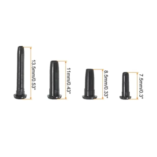 Unique Bargains Nylon Eyelets Replacement Badminton Stringing Accessories Racquet Grommets Multicolor 2 Packs image {1}