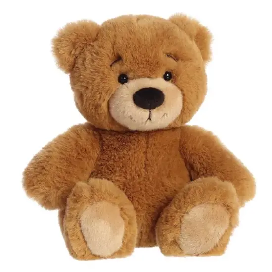 Aurora Medium Ginger Bear Snuggly Stuffed Animal Brown 11" image {1}