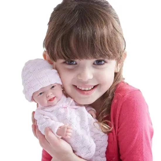 JC Toys Mini La Newborn Boutique 9.5" Girl Doll -  Pink image {4}