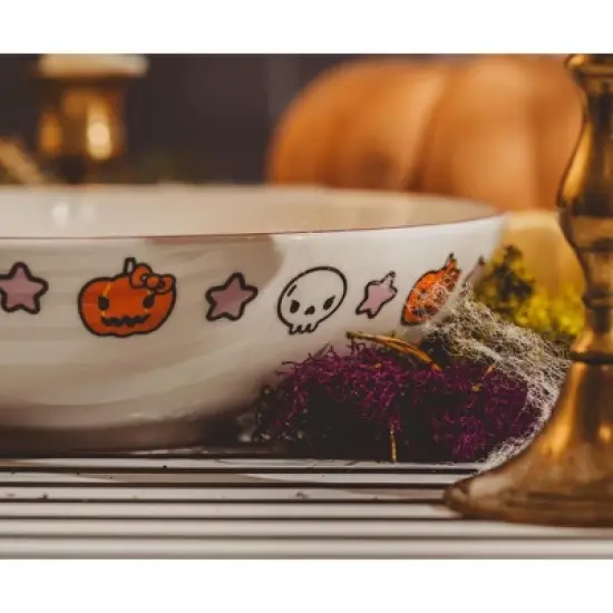 Silver Buffalo Sanrio Hello Kitty Witch 9-Inch Ceramic Coupe Dinner Bowl image {5}