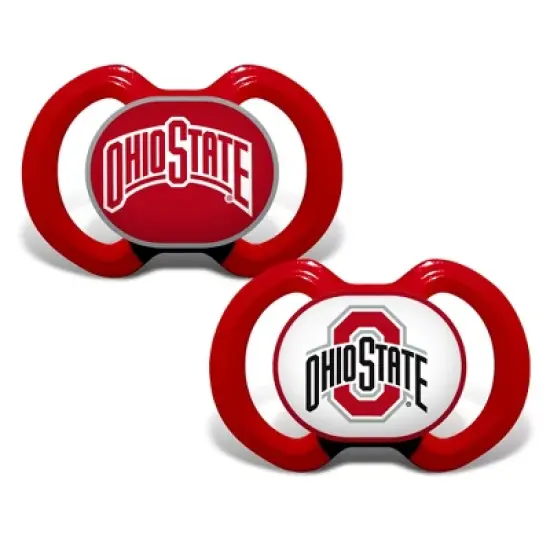 BabyFanatic Officially Licensed Pacifier 2-Pack - NCAA Ohio State Buckeyes image {4}