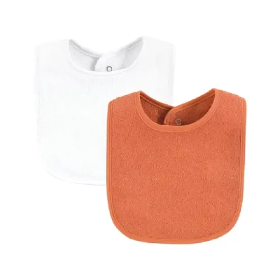 Hudson Baby Infant Boy Drooler Bib with Waterproof Lining, Blue Orange, One Size image {6}