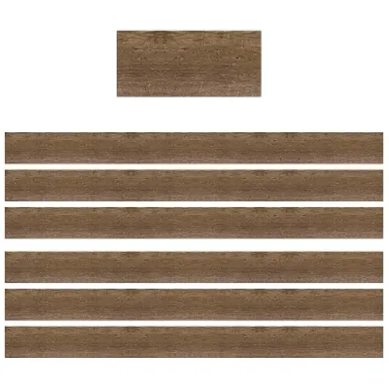 Teacher Created Resources Home Sweet Classroom Straight Border 3" x 210' Wood Design (TCR8700-6) image {2}