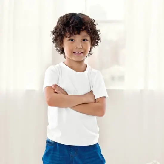 Jockey Generation&trade; Boys' 3pk Cotton Crew Undershirt image {2}