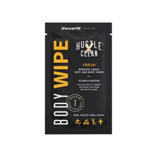 Hustle Clean Body Wipes - Fresh Scent image {7}